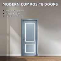 Porte d'entrée en alliage d'aluminium sur mesure, moderne, antivol, avec caméra et interphone vidéo pour villa et appartement