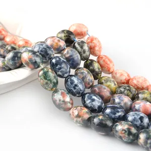Perles <span class=keywords><strong>de</strong></span> céramique émaillée colorée, pièces, perles en porcelaine, argile, pour la fabrication <span class=keywords><strong>de</strong></span> bijoux - Product Image 1