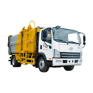 รถบรรทุกขยะอุตสาหกรรมแบบถังติดตั้งด้านข้างพร้อมกระปุกเกียร์อัตโนมัติอุปกรณ์ขนถ่ายขยะ - Product Image 1