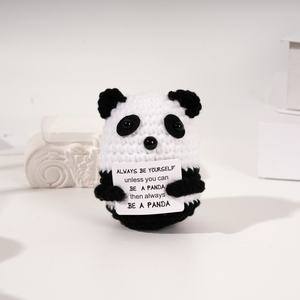 Handgemaakte Haak <span class=keywords><strong>Kit</strong></span> Voor Schattige Dieren Pop Katoen Diy Gebreide Pluche Speelgoed Ambachtelijke Bureau Decor Cadeau Voor Kinderen Volwassenen Voor Kerst - Product Image 4