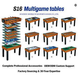 Mesa de Juego Multifuncional 9 en 1 al por Mayor, Mesa de Billar, Futbolín, Tenis de Mesa, Air Hockey, Juego Combinado de MDF para Entretenimiento Deportivo en Interiores - Product Image 2