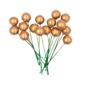 Baies dorées Ilan Golden Holly 78 mm 16 pièces Fleurs décoratives pour la décoration de fête - Product Image 2