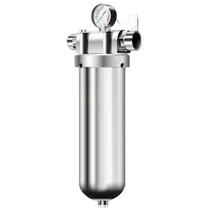 Purificador de agua de prefiltro de acero inoxidable ecológico directo de fábrica de China para agua limpia sostenible