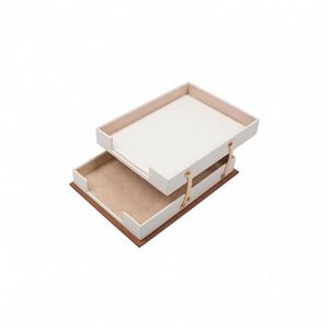 Juego de Escritorio de Cuero y Madera de Lujo Star de 11 Piezas con Bandeja Doble para Documentos, Accesorios de Oficina para una Organización Eficiente del Escritorio - Product Image 6