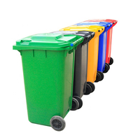 Poubelle en plastique de 20L/80L/120L/240L/660L/1100L Poubelle à pédale de 1100 litres Poubelle de 13 gallons Poubelle à déchets