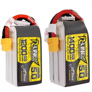 Original Tattu R-Line Version 5.0 V5 1200 1400mAh 150C 6S 22.2V Battery XT60 Plug Racing <b>Drone</b> <b>RC</b> Quadcopter - Product Image 1