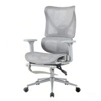 Chaise de bureau ergonomique de luxe à dossier moyen, pivotante, réglable en hauteur, avec coussin en velours pour une longue séance assise confortable