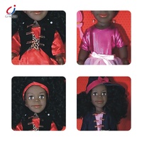 Poupées afro-américaines en Silicone noir de haute qualité, poupées noires de 14 pouces bon marché pour filles et enfants