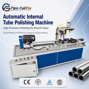Machine à polir les cercles intérieurs en métal SS, machine à polir cylindrique, machine à polir les tuyaux métalliques - Product Image 1