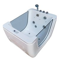 Nouveau design nouveau-né acrylique autoportant multifonctionnel température réglable ensemble de baignoire pour bébé baignoire pour bébé