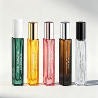 Botol Tester Parfum Kotak Isi Ulang Kosong Kecil 10ml Botol Parfum Kaca dengan Pompa Semprot Sekrup