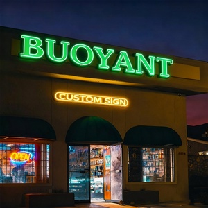 Outdoor Indoor Wall Logo Led Channel Letters Business Signage <b>Illuminated</b> 3d Letter Sign Led Sign Board for Smoke Shop Store - Product Image 3