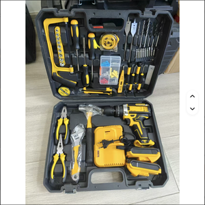 New Arrivals Multifunctional Household <b>Tool</b> Kit Craftsman Mechanic Cordless <b>Power</b> Drill Woodworking Set DM-3 Brushless Motor Off - Product Image 5