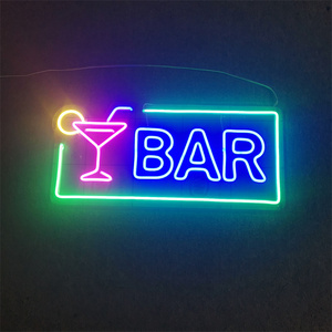 Livraison rapide, panneau néon led personnalisé, pas quantité minimale de commande, livraison directe, panneau de Bar TIKI, panneau de Logo néon LED d'affaires - Product Image 2