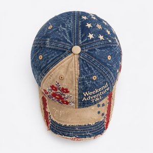 Gorra de Béisbol de Mezclilla de Lujo Premium de 6 Paneles con Logotipo Impreso por Transferencia Térmica, Ajustable, para Deportes al Aire Libre, Unisex, Venta al Por Mayor - Product Image 6