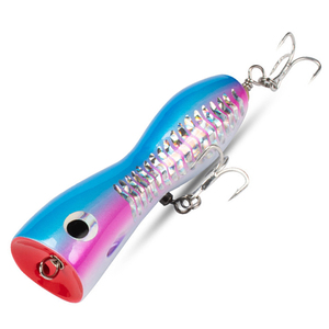 GS Precios al por mayor 25g 45g 80g Señuelo de pesca grande Popper de madera Señuelo de pesca Popper Señuelos de curricán de <span class=keywords><strong>agua</strong></span> <span class=keywords><strong>salada</strong></span> - Product Image 5