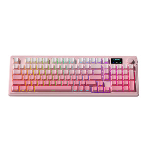คีย์บอร์ดไร้สายบลูทูธแบบสามโหมด RGB คีย์บอร์ดเมมเบรนแบบมีสายแบบเงียบสำหรับสำนักงานและแล็ปท็อปสำหรับเล่นเกม - Product Image 5
