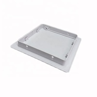 Trappe d'inspection décorative murale cachée flexible pour bureau d'hôtel Fengze, en plastique ABS blanc