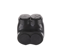 Conectores de Cable Eléctrico Negros UL QMS-S3-0-2, Conectores Multi-Tap Aislados, Terminales LUG de Entrada de un Solo Lado, UL y No UL