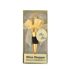 <span class=keywords><strong>Couronne</strong></span> d'or bouchon <span class=keywords><strong>de</strong></span> bouteille <span class=keywords><strong>de</strong></span> vin rouge anniversaire mariage fête faveurs anniversaires Souvenirs <span class=keywords><strong>porte</strong></span> retour cadeaux pour les invités - Product Image 2