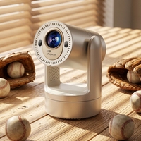 Mini projecteur Junuo J3 avec batterie intégrée (3-4 heures), Android 9, 720P, LCD, courte portée, portable, pour le camping en plein air et le home cinéma