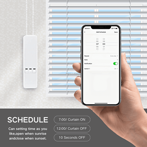 Zigbee Rèm điều khiển cơ giới Rèm ổ đĩa động cơ thông minh chuỗi Con lăn app điều khiển từ xa Bóng râm hẹn giờ lịch trình - Product Image 5
