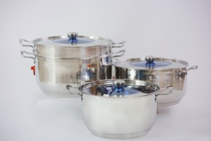 2025 dernier ensemble de cuisson en acier inoxydable multi-pièces durable de conception classique avec matériau en marbre - Product Image 6