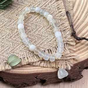 Bracelet en pierre naturelle avec perles de verre colorées pour le soulagement du stress – Vente en gros, remise sur les achats en vrac, lots mixtes disponibles - Product Image 4