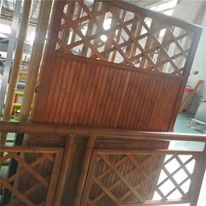 Tube en aluminium de <span class=keywords><strong>bambou</strong></span> pour usage extérieur Panneau de <span class=keywords><strong>toit</strong></span>-rideau Tuiles de toiture Profilé de <span class=keywords><strong>pergola</strong></span> Matériaux de construction en métal - Product Image 4