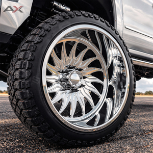 Jantes de camion forgées sur mesure de 22, 24 et 26 pouces, 6x135 6x139.7, jantes concaves polies, finition personnalisée pour Ford F-150 Silverado GMC Sierra - Product Image 1