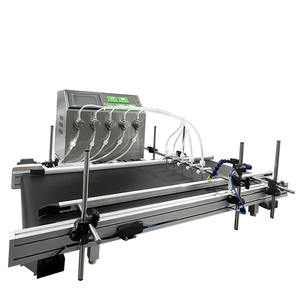 Machine de remplissage automatique de liquides à cinq têtes avec pompe magnétique, haute précision, 220V, garantie 1 an, pour flacons et savon liquide - Product Image 4