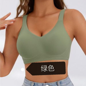 Soutien-gorge de sport sans coutures pour femmes, sans armatures, push-up, respirant, grande taille, vêtements de fitness - Product Image 3