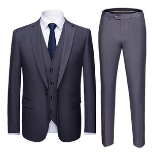 Novo Conjunto de Terno Slim Fit Sob Medida para Reuniões de Negócios Formais, <span class=keywords><strong>Blazer</strong></span> de Luxo e Calças para Vestuário Masculino e Casamentos - Product Image 6