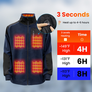 Ngoài trời có thể sạc lại điện nóng Áo khoác ấm nóng quần áo với thoáng khí cộng với kích thước - Product Image 2