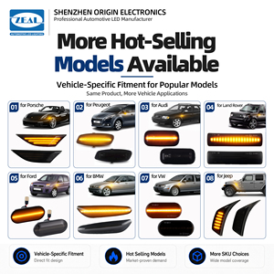 2x Feux clignotants dynamiques séquentiels à <span class=keywords><strong>LED</strong></span> pour <span class=keywords><strong>Dacia</strong></span> Logan II 2012- <span class=keywords><strong>Sandero</strong></span> II 2012- Duster 2018- - Product Image 3