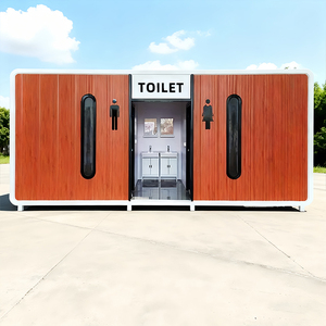 Inodoro Móvil Moderno de Acero Ecológico con Descarga Ciclónica, Drenaje con Sifón en P, Diseño de Dos Piezas, Ligero, de Suelo, para <span class=keywords><strong>Turismo</strong></span> - Product Image 3