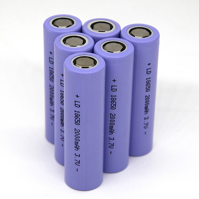 Wholesale Rechargeable 18650 Lithium Battery 2000mah 3c with Application in Boats and Electric Bicycles/Scooters