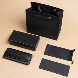 יצרן מארזי משקפי שמש ייחודיים לשנת 2026, מארז משקפיים שחור עם לוגו בהתאמה אישית, סט אריזות משקפי שמש יוקרתיות - Product Image 5