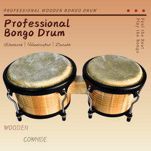 Professionelle <span class=keywords><strong>Bongo</strong></span>-Trommel 7 Zoll + 9 Zoll - Product Image 2