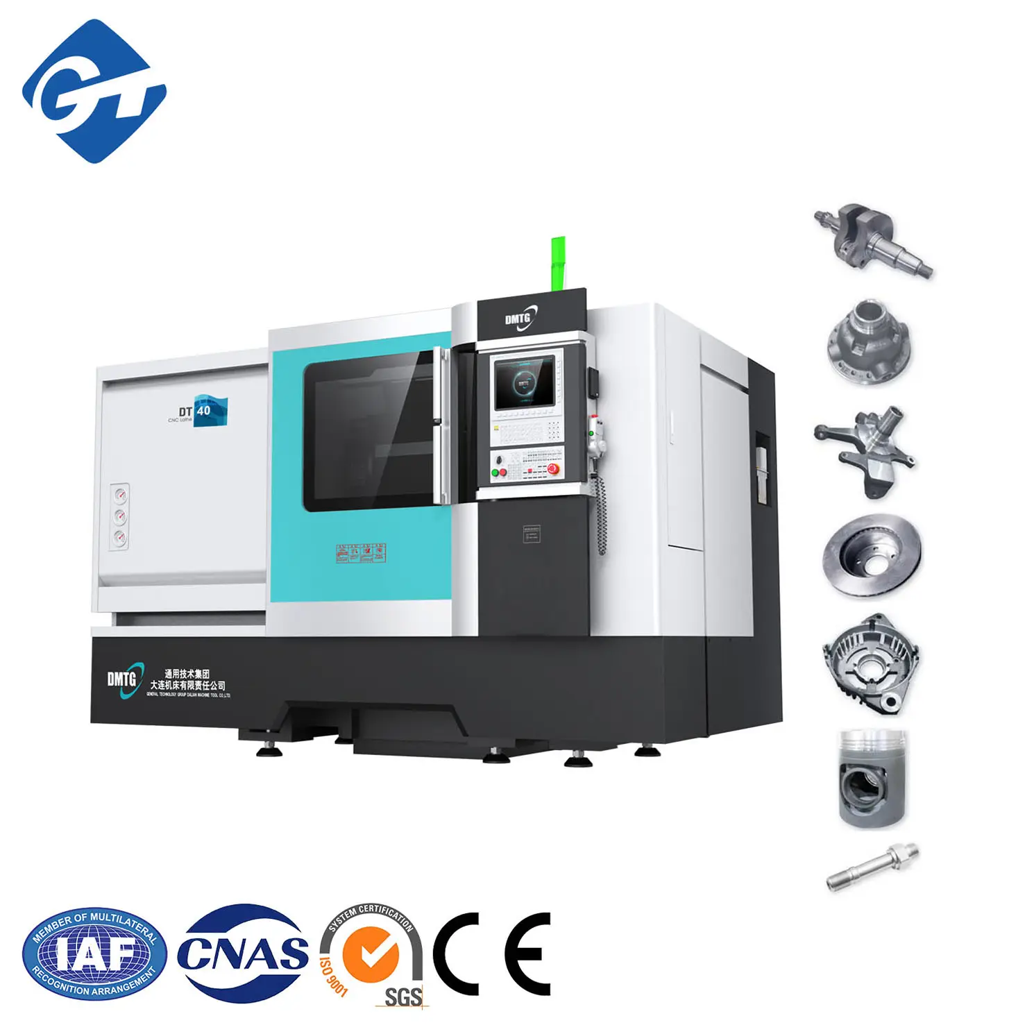 GT dg ddt40/tnc الأدوات الحية للدوران والطحن ، الأدوات الحية mnc Torno Cnc Grande 5 Axis