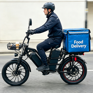 Vélo cargo électrique OEM en gros avec livraison, 48V65AH, double batterie, suspension intégrale, frein hydraulique, vélo électrique pour adulte - Product Image 1