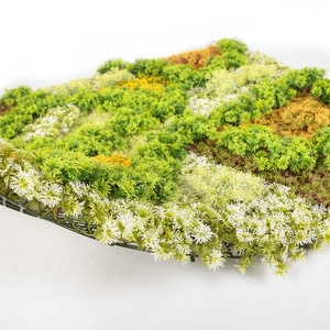 Panneaux muraux en herbe artificielle ZC 1*1M personnalisés en plastique <span class=keywords><strong>3D</strong></span> anti-UV respectueux de l'environnement avec garantie de 3 à 5 ans pour l'extérieur/l'intérieur - Product Image 5