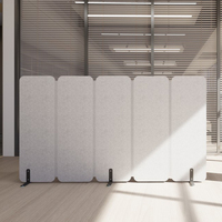 Cloison acoustique pliable en feutre PET écologique, approuvée BSCI, pour bureau, réduction du bruit, isolation sonore, DIY