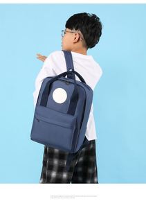 Preppy Style Oxford Cloth <b>Backpack</b> for Primary School Students Logo Training Class Burden-Reducing for Kids' Promotions - Product Image 5