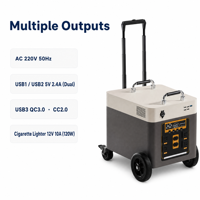 Station d'alimentation portable 8000W 16077Wh avec batterie LiFePO4 – Alimentation mobile pour atelier – Vente en gros