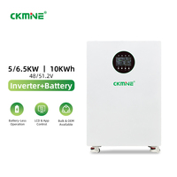 Système de Stockage d'Énergie Solaire Tout-en-un 48V/51.2V 6.5kW 10kWh avec Onduleur et Batterie Lithium LiFePO4, Vente en Gros Direct Usine OEM