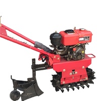 Multifunción Diesel Potente Cultivador Monocultivo Potencia Tiller 15 Hp Walking Tractor Mdt740