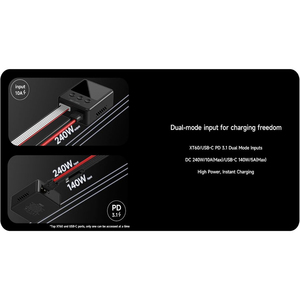 Chargeur-déchargeur de batterie Lipo 608PD, entrée double mode PD 140W DC 240W/10A, chargeur d'équilibrage intelligent pour batteries RC au lithium 2~6S - Product Image 2