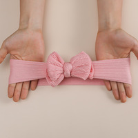 Vente en gros d'épingles à cheveux pour bébés nouveau-nés, couleur unie, épingles à cheveux européennes et américaines, tissu Makaron, accessoires pour cheveux de bébé