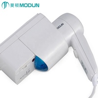 Sèche-cheveux électrique mural pour salle de bain d'hôtel, en plastique, 1100W, moteur DC, deux vitesses, diffuseur, pour usage domestique